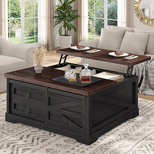 Lift top coffee table - coffee,