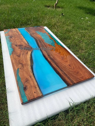 Epoxy table top - epoxy, acacia
